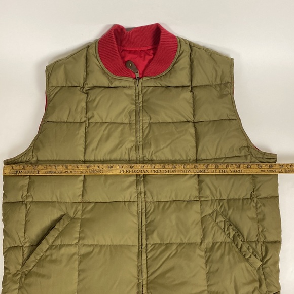 Eddie Bauer Reversible Goose Down Feather Puffer Vest Men’s Size XL - Picture 8 of 11